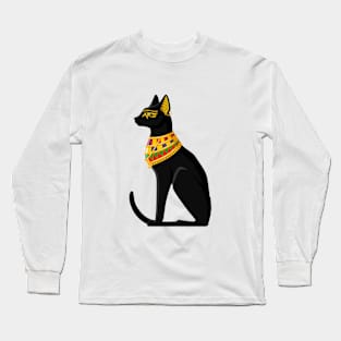 Ancient Egyptian Cat Cool Tees Long Sleeve T-Shirt